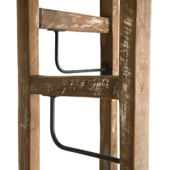Portemanteau bois de teck recyclé SWING