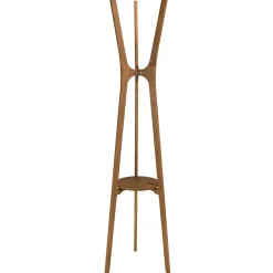 Porte-manteau en bois de teck recyclé SWING