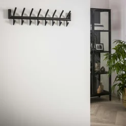 Portemanteau mural anthracite 16 patères RALF
