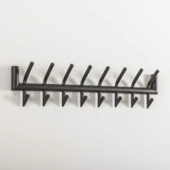 Portemanteau mural anthracite 16 patères RALF
