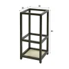 Porte-parapluies métal finition bronze RALF