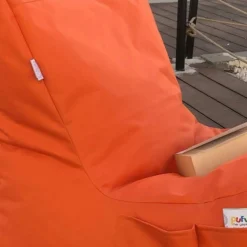 Pouf bain de soleil XXL imperméable – orange ARTA