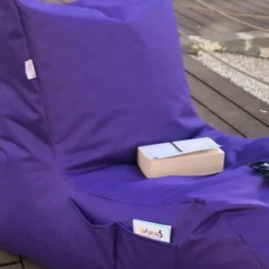 Pouf bain de soleil XXL imperméable – violet ARTA