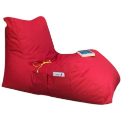 Pouf bain de soleil XXL imperméable – rouge ARTA