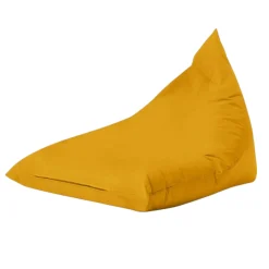 Pouf berlingot extérieur jaune ARTA