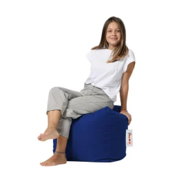 Pouf cube d'extérieur bleu ARTA