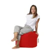 Pouf cube d'extérieur rouge ARTA