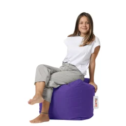 Pouf cube d'extérieur violet ARTA
