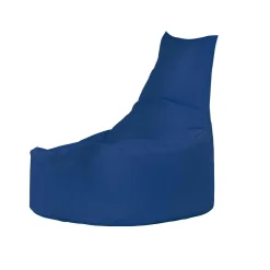 Pouf extérieur bleu avec dossier ARTA