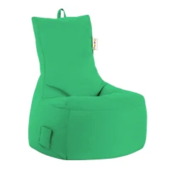 Pouf extérieur à dossier haut vert ARTA