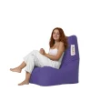 Pouf extérieur à dossier haut violet ARTA