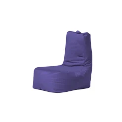 Pouf extérieur à dossier haut violet ARTA