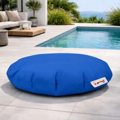 Pouf extérieur imperméable bleu 2 positions ARTA