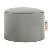 Pouf extérieur imperméable gris - forme ronde ARTA
