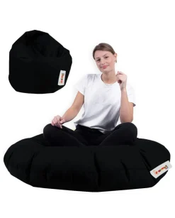 Pouf extérieur imperméable noir 2 positions ARTA