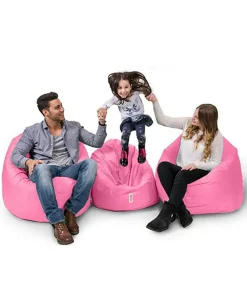 Pouf extérieur imperméable rose 2 positions ARTA