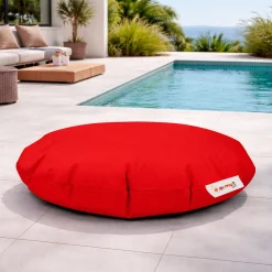 Pouf extérieur imperméable rouge 2 positions ARTA