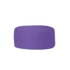 Pouf extérieur imperméable violet - forme ronde ARTA