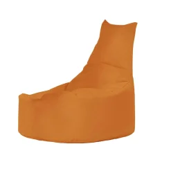 Pouf extérieur orange avec dossier ARTA