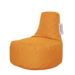 Pouf extérieur orange avec poches ARTA