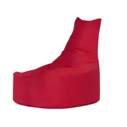 Pouf extérieur rouge avec dossier ARTA