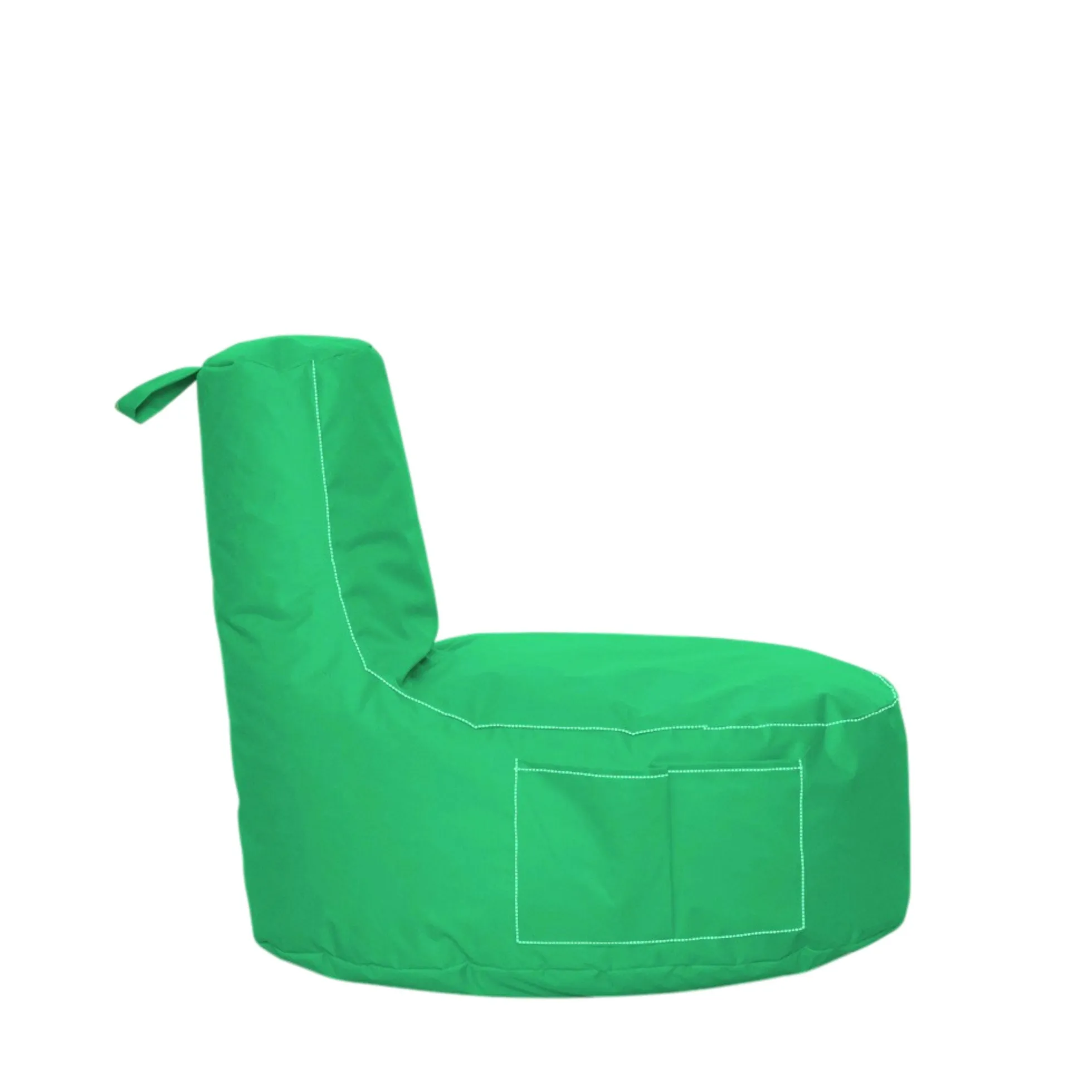 Pouf extérieur vert avec poches ARTA