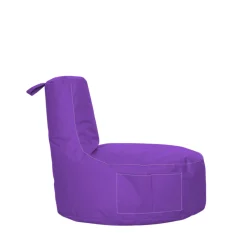 Pouf extérieur violet avec poches ARTA