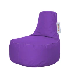 Pouf extérieur violet avec poches ARTA