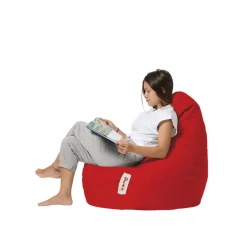 Pouf poire extérieur rouge ARTA