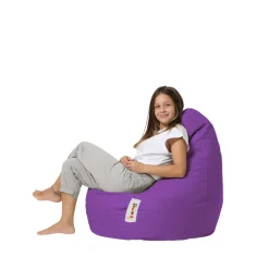 Pouf poire extérieur violet ARTA
