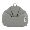 Pouf poire XXL extérieur gris ARTA
