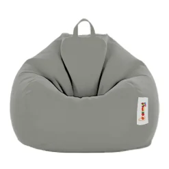 Pouf poire XXL extérieur gris ARTA
