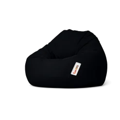 Pouf poire XXL extérieur noir ARTA