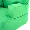 Pouf XXL extérieur avec accoudoirs - vert ARTA