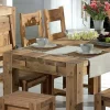 Rallonge 40cm Chêne huilé pour table carrée 120cm FJORD