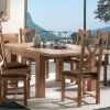 Rallonge 45 cm chêne massif pour table carrée 140 cm FJORD