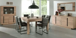 Rallonge 50 cm pour table DARIO 180 cm Chêne massif ciré 50x90cm DARIO