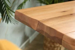 Rallonge pour les tables en chêne huilé bords naturels 180 / 200 / 220 et 240 cm PALERME (50 cm)