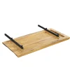 Rallonge pour table ETNA bords naturels 160/180 chêne huilé