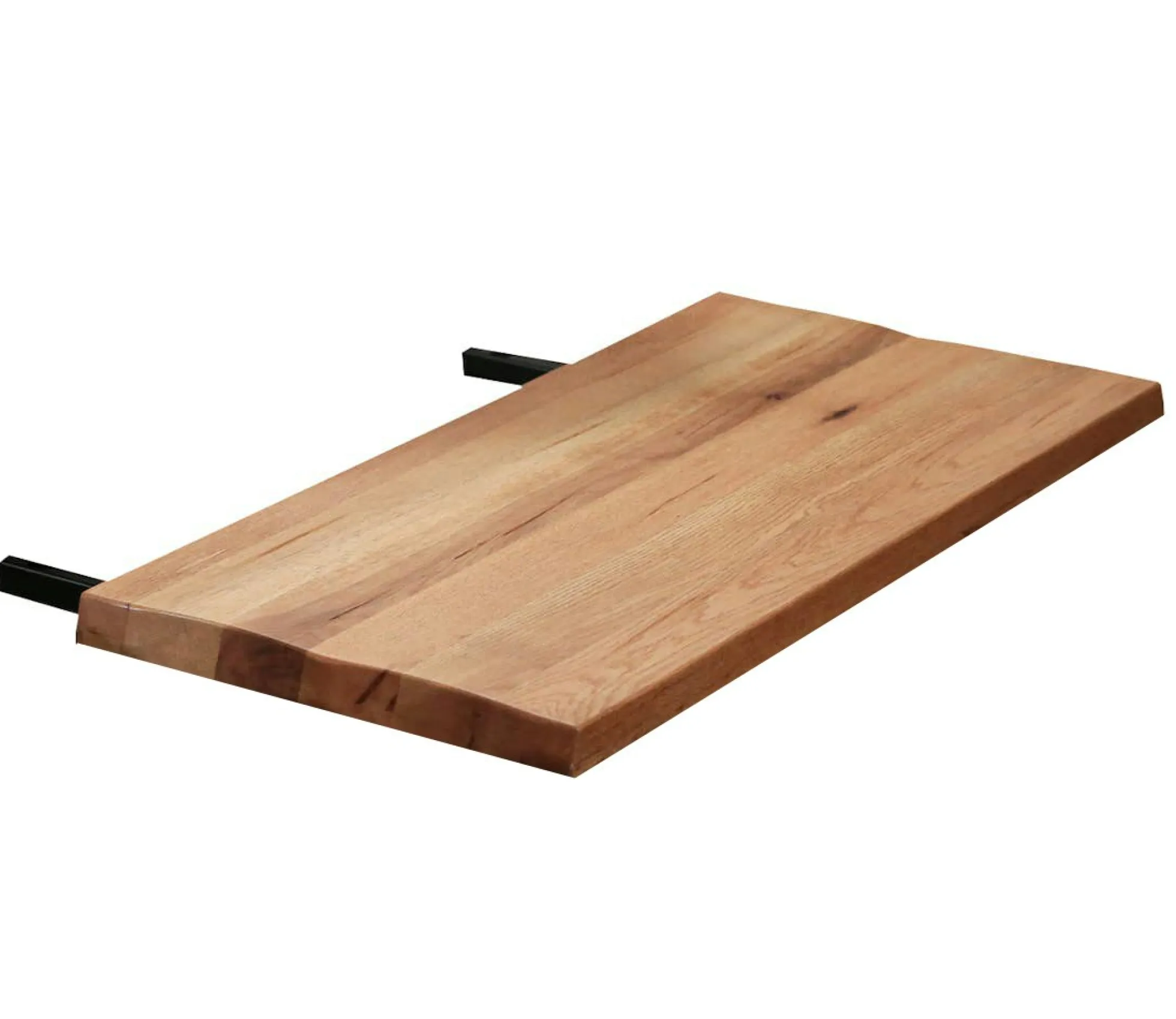 Rallonge pour table ETNA bords naturels 160/180 chêne huilé