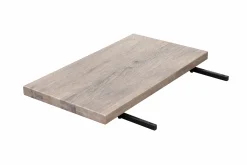 Rallonge pour table extensible bois de chêne grisé 180, 200, 220, 240 cm PALERME (50 cm)