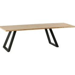 Rallonge pour table à manger 200 cm finition blanchie COSTENTA