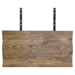 Rallonges en bois de chêne fumé avec bordures naturelles pour table à manger SAVONE 140 cm / 200 cm / 240 cm (lot de 2)