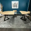 Rallonges pour table extensible en chêne huilé 140-340 cm (lot de 2) COLOGNE