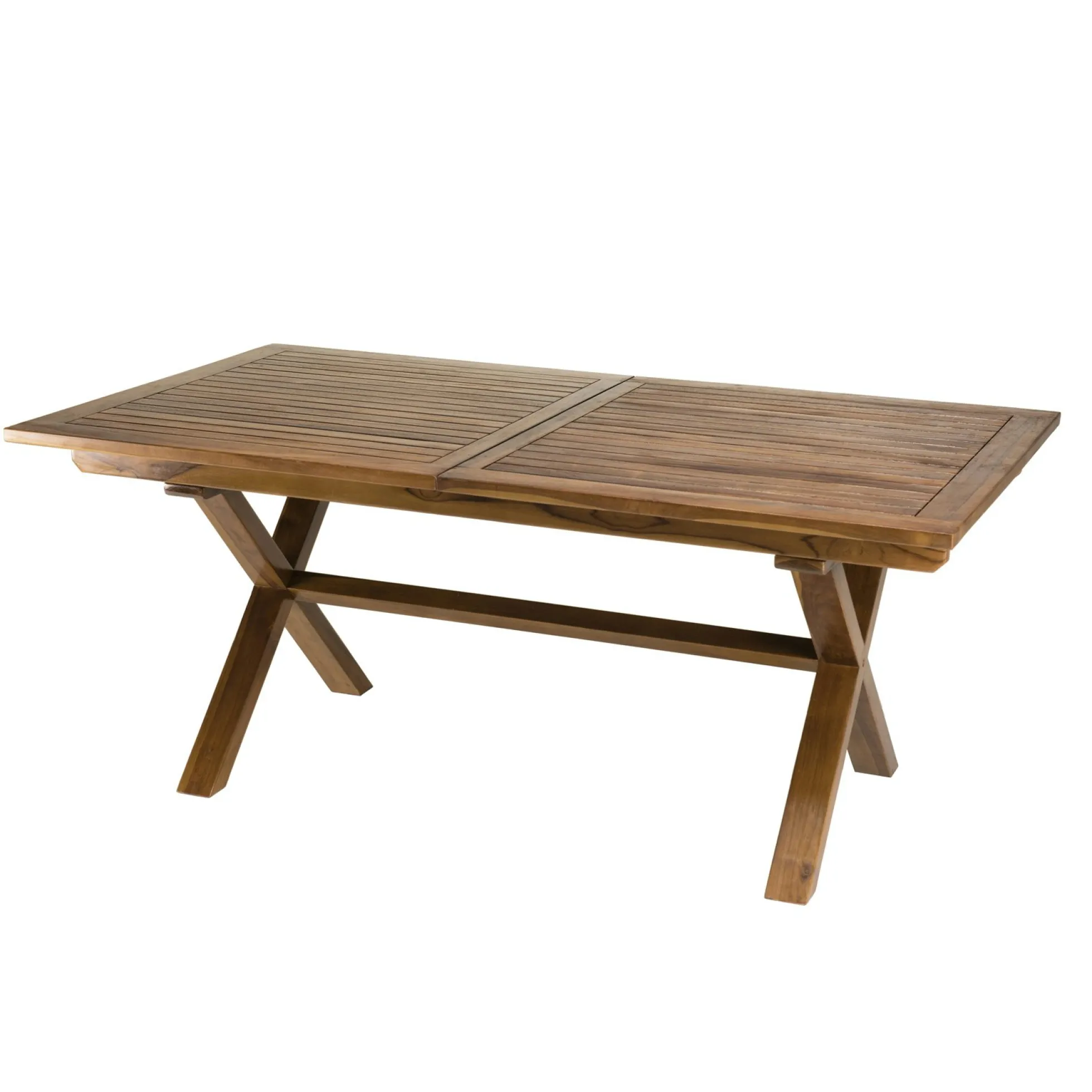 Salle à manger en teck massif pour extérieur table + 6 chaises MACAO