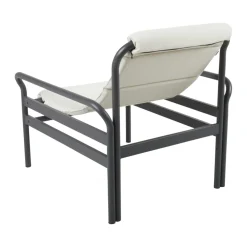 Salon de jardin en aluminium gris ardoise (4 pièces) OSLO