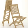 Salon jardin Teck table extensible 180/240cm 6 chaises SUMMER