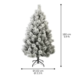Sapin de Noël enneigé Vancouver H180 cm