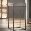 Sellette bois de manguier gris 70 cm LUCKNOW