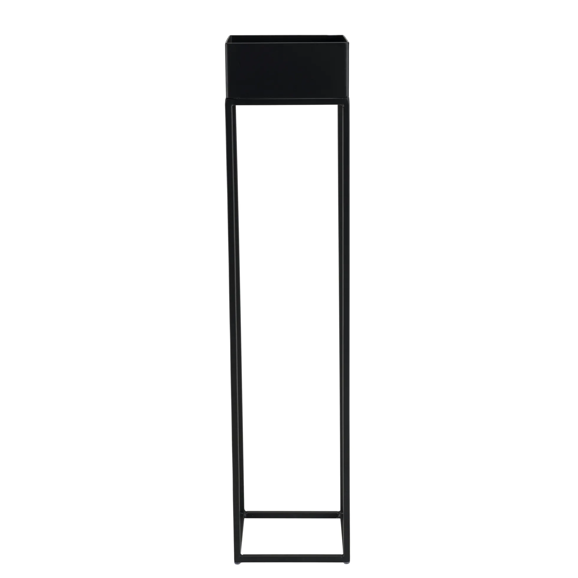 Sellette porte-plante bois-métal noir 80 cm CORUMBA